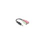 ADAPTATEUR JACK 3,5mm (M) 4p. CTIA vers 2x JACK 3,5mm (F) * 721135