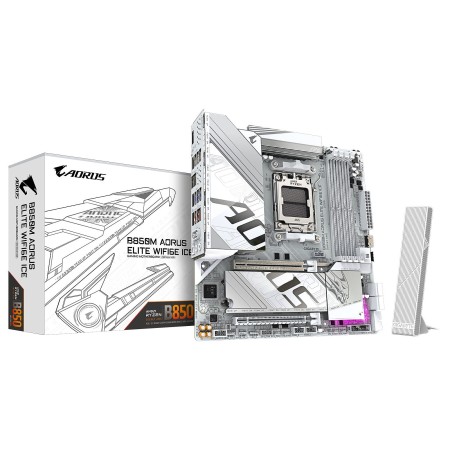 Gigabyte AORUS B850M ELITE WiFi6E Ice