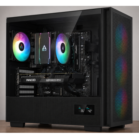 CONFIGURATION BUREAUTIQUE PRO / MONT. VIDÉO & GAMING LÉGER "ÉCLIPSE"