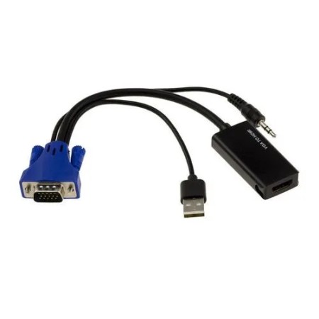 DEXLAN CONVERTISSEUR VGA + AUDIO VERS HDMI