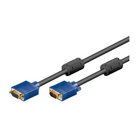 CABLE VGA SUBD15 (M/M) BLINDE - 2M