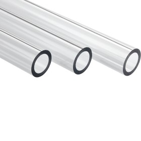 CORSAIR HYDRO X SERIES XT HARDLINE TUYAU RIGIDE 10/14 MM - TRANSPARENT - 1 M (X 3)